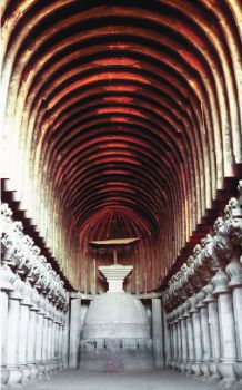 At Karle is one of the greatest rock-cut chaitya-grihas.